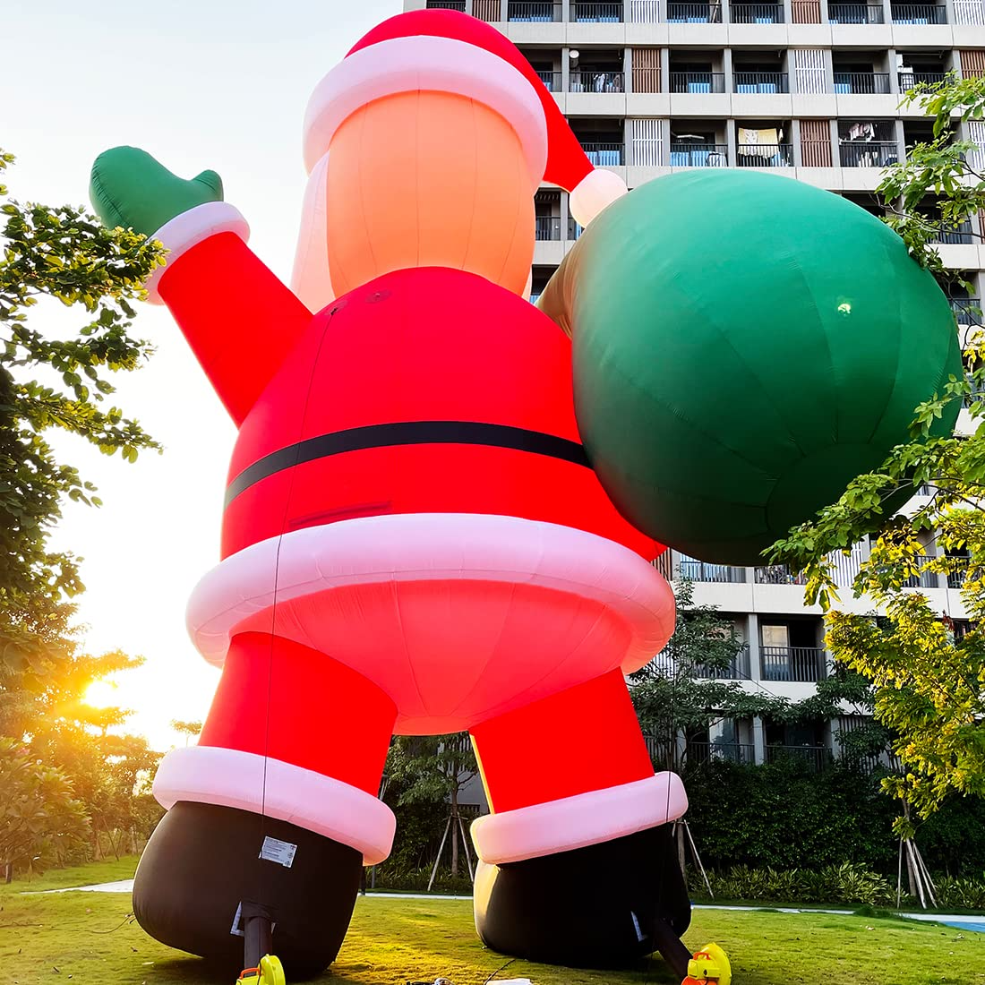 Giant Premium 26Ft Inflatable Santa Claus With Blower For Christmas ...