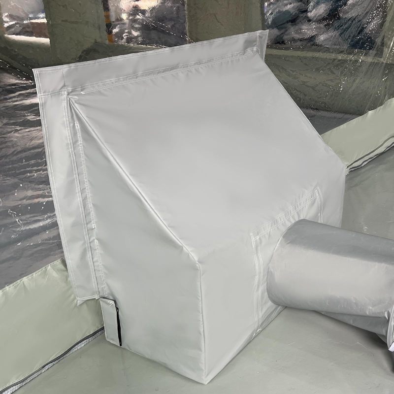 Sewinfla Inflatable Paint Booth MINI Air Draft Device for Indoor Air Circulation Optimized and Helping Solve Overspray & Environmentally-Friendly (Mini Size Elephant Trunk, Attached to the booth front door)