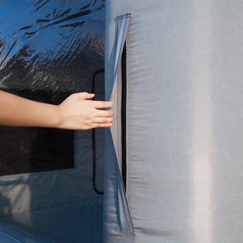 Sewinfla Professional Inflatable Paint Booth with Exhaust Fan and Air Draft Device (Upgrade 2024 Design) Inflatable Spray Booth with Air Filter System More Durable Portable Car Painting Booth Tent for Cars, Auto Parts, Furnitures Painting
