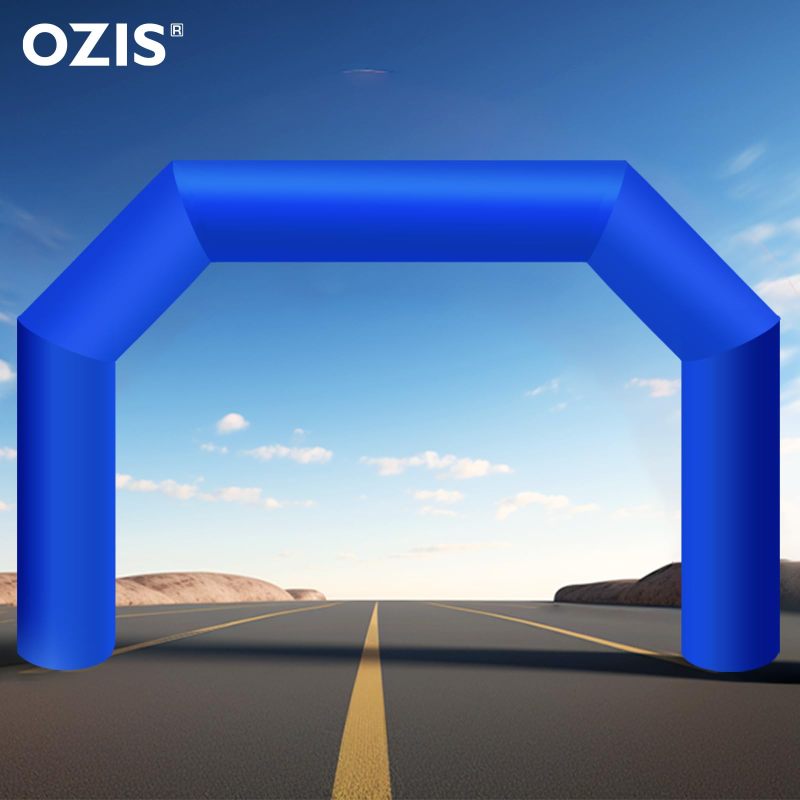 Inflatable Arch Blue 20ft, Inflatable Archway Built in Blower, Inflatable Archway for Party,5K Race,Outdoor Advertising Commerce,School Sport