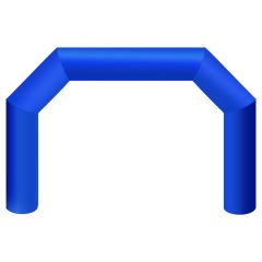 [Ship to Italy] Blue 20Ft Inflatable Arch x2pcs, Inflatable Archway Built in Blower, Inflatable Archway for Party,5K Race,Outdoor Advertising Commerce,School Sport