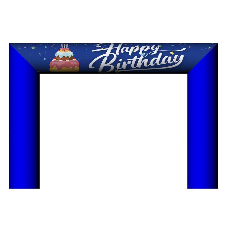 Inflatable Arch 14x10Ft Square Outdoor Decoration Inflatable Archway with Blower for Commercial, Shopping Mall, Store