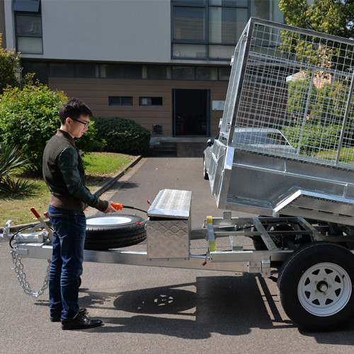 Hot Galvanized Coop Trailer