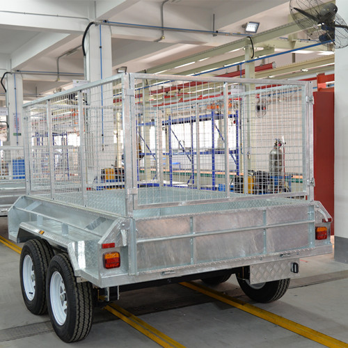 Hot Galvanized Coop Trailer