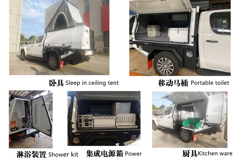 Expeditioner Truck camper , Off-road Multi-function Equipment Case