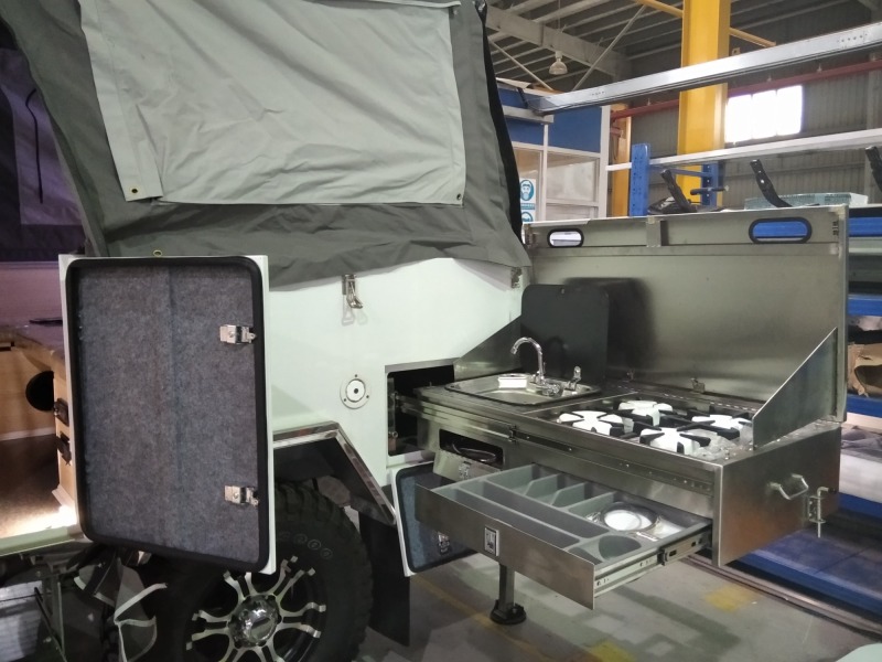 SS-F2S Forward Folding Slide Camper Trailer（Australian Standard）