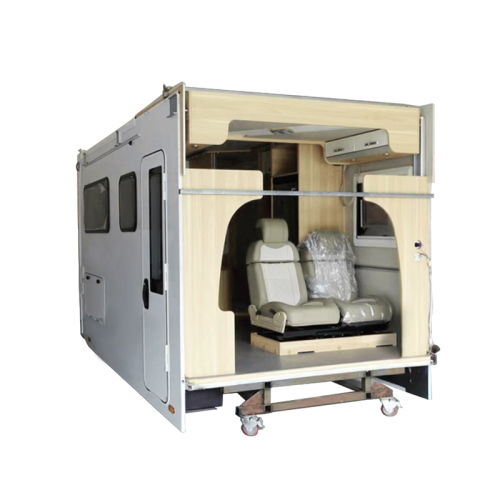 Class C RV's cabin upfitting box