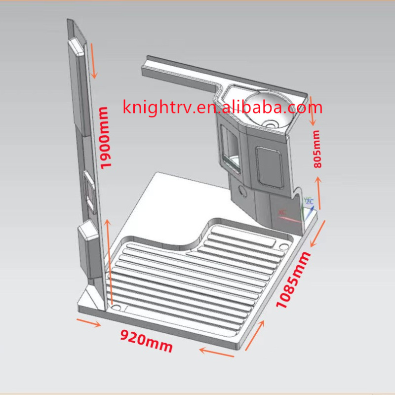 one piece shower room RV Trailer Boat Marine Campervan Caravan Motorhome Car Auto