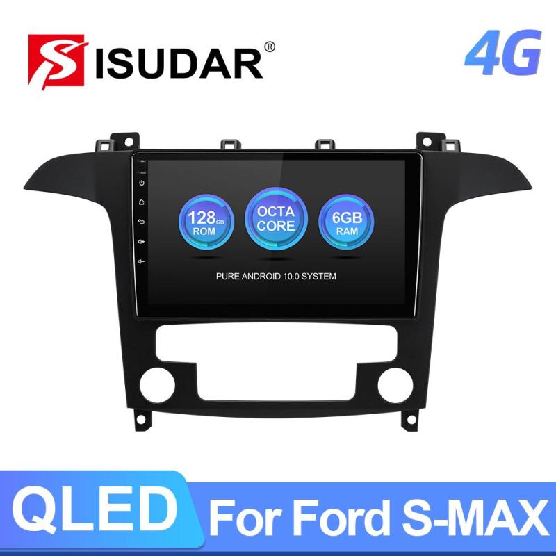 Isudar 8 core RAM 6G Carplay Auto radio Ford S-Max S Max 2006-2015 GPS Navigation Multimedia