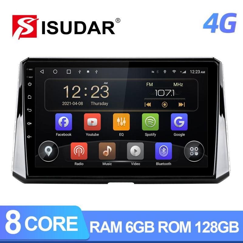 USB DVR Coretex A55 T72 Android 10 Autoradio For Toyota Corolla 2018 2019