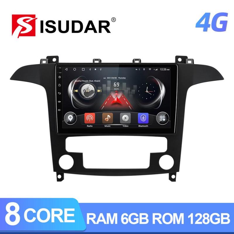 Isudar 8 core RAM 6G Carplay Auto radio Ford S-Max S Max 2006-2015 GPS Navigation Multimedia