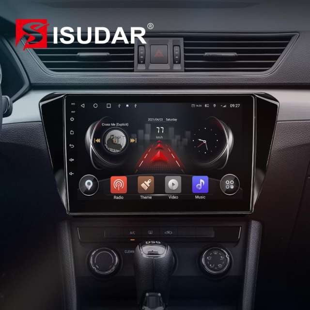 Big screen 10.1 inch QLED 4G Auto radio For Skoda Superb 3 2016-