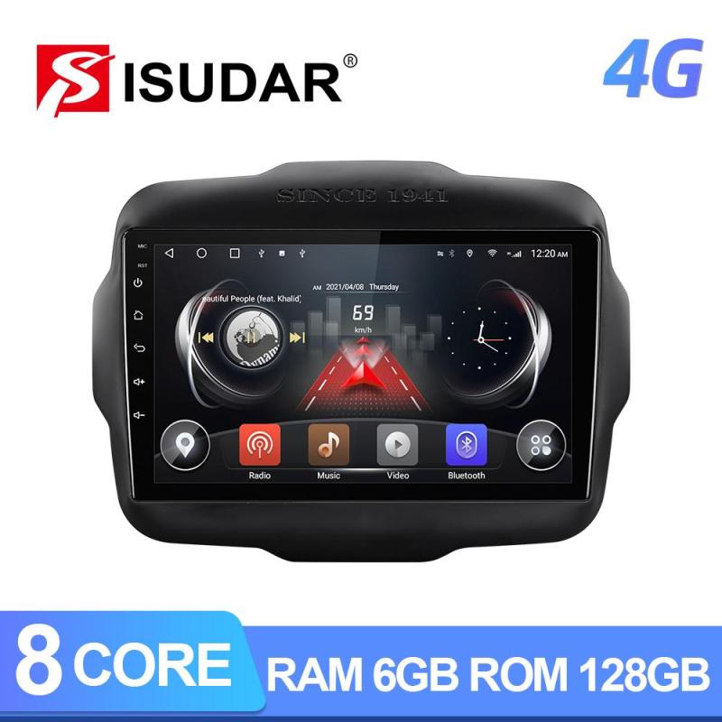 RAM 6G ROM 128G Auto radio For Jeep Renegade 2014 2015 2016 2017 2018