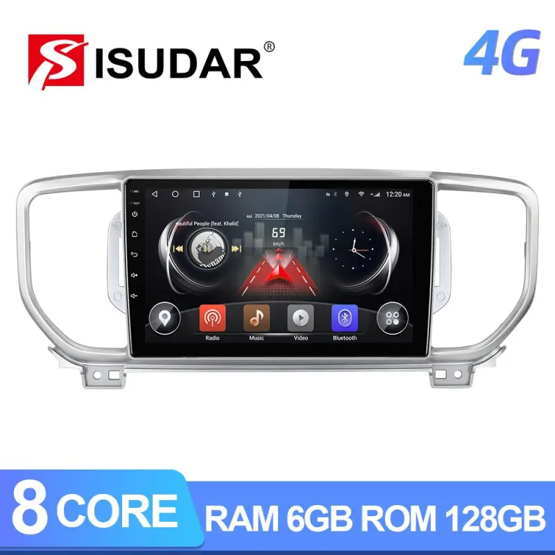 T72 Android Auto Radio For KIA/KX5/Sportage 3 4 2016 2017 2018 2019 GPS