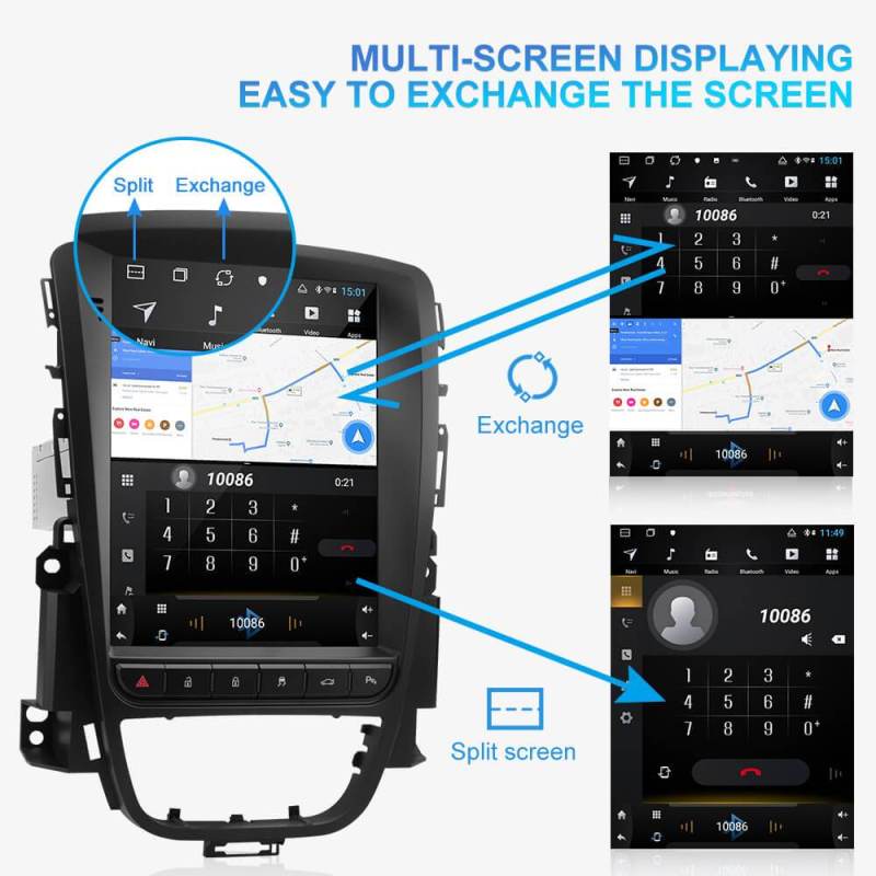 ISUDAR H53 1 Din Android Car Radio For Opel/Vauxhall/Astra J Buick/Verano 2009-2014