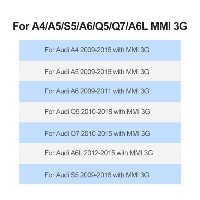 Carlinkit Wireless Apple Carplay Modem For Audi A5/S5/A4/A3/A1 A6 A7 A8 Q2 Q3 Q5 Q7 B9 S5