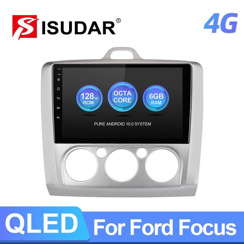 Isudar T72 Android 10 Auto Radio For  Ford S-Max/Focus/mondeo/C Max