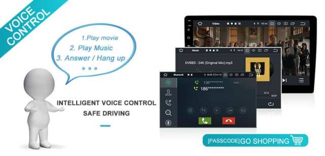 ISUDAR Voice Control Voice assistance Passcode For ISUDAR PX6/T72model
