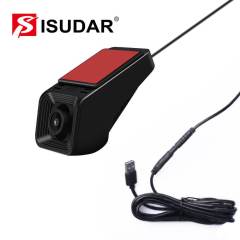 Isudar 1080P Car Front Camera video recorder USB DVR 16GB card with using Sony CCD lens