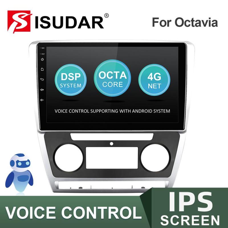 ISUDAR V57S 2 Din Android 10 Car Radio For Skoda/Octavia 2009-2013