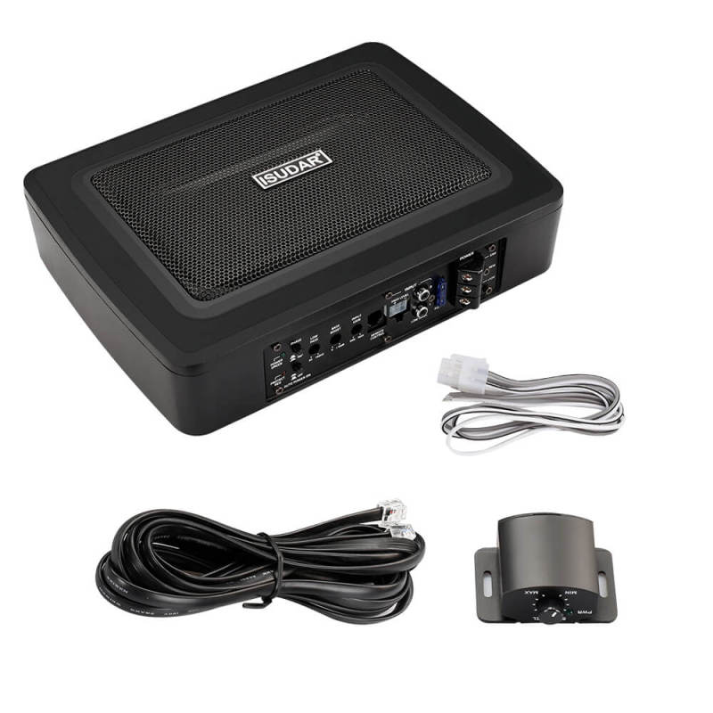 ISUDAR SU6901 Car Underseat Subwoofer Active Amplifier