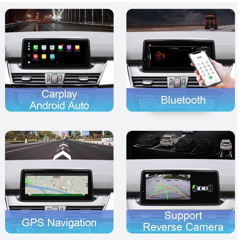Isudar 8.8" Android 10 Auto car radio For BMW F45 F46 F87 NBT EVO 2013-2019