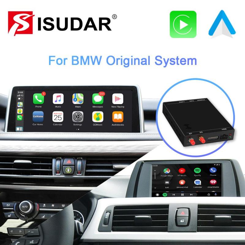 ISUDAR Wireless Apple Carplay dongle for BMW 5 Series E60 E61 E62 E63 E90 E91CIC System