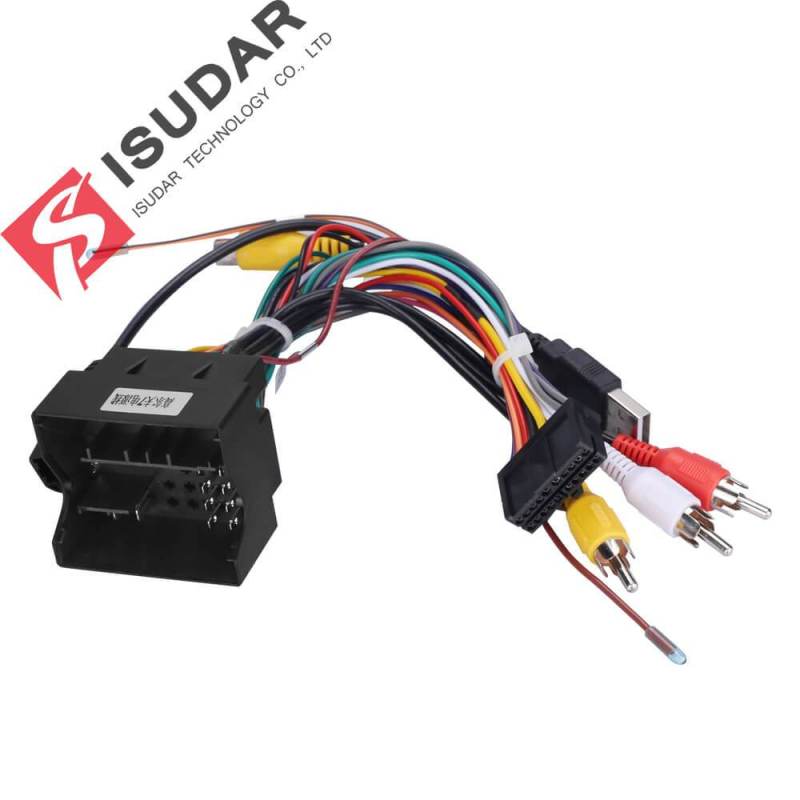 ISUDAR special ISO cable for car radio of Alfa romeo Mito/Fiat Bravo