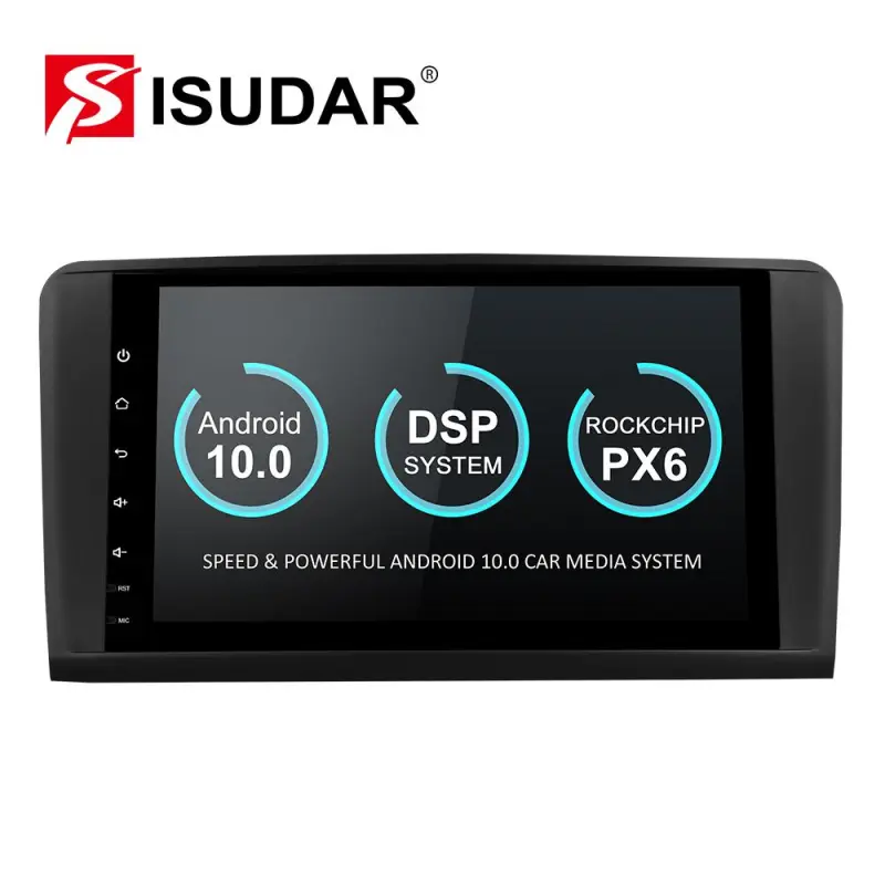 Isudar GPS Android 10 Auto Radio For Mercedes/Benz/ML/GL/W164