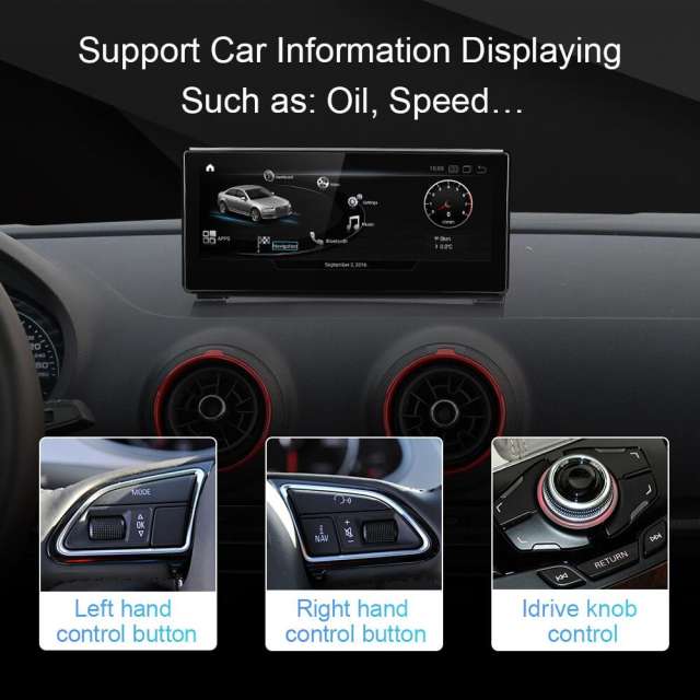 Isudar Qualcomm snapdragon Android 10 Auto radio  for Audi A3