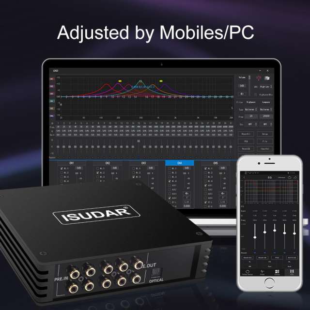 Class-AB Car DSP Amplifier For VW/TOYOTA/HONDA/Mazda/Nissan/Ford/Audi/BMW/Peugeot/HYUNDAI/KIA