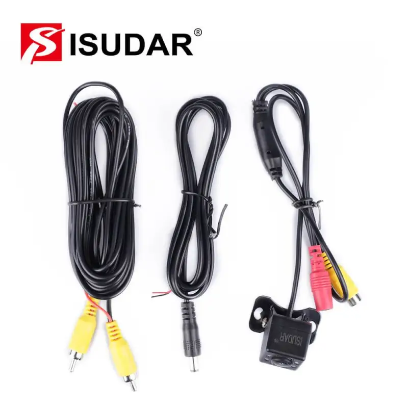 ISUDAR Car Rear Camera Universal Backup Parking Camera 8 LED