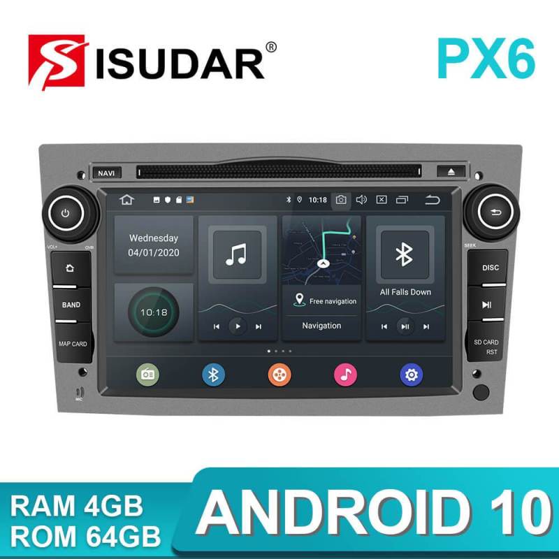 Isudar PX6 Car Multimedia Player DVD For OPEL/ASTRA/Zafira