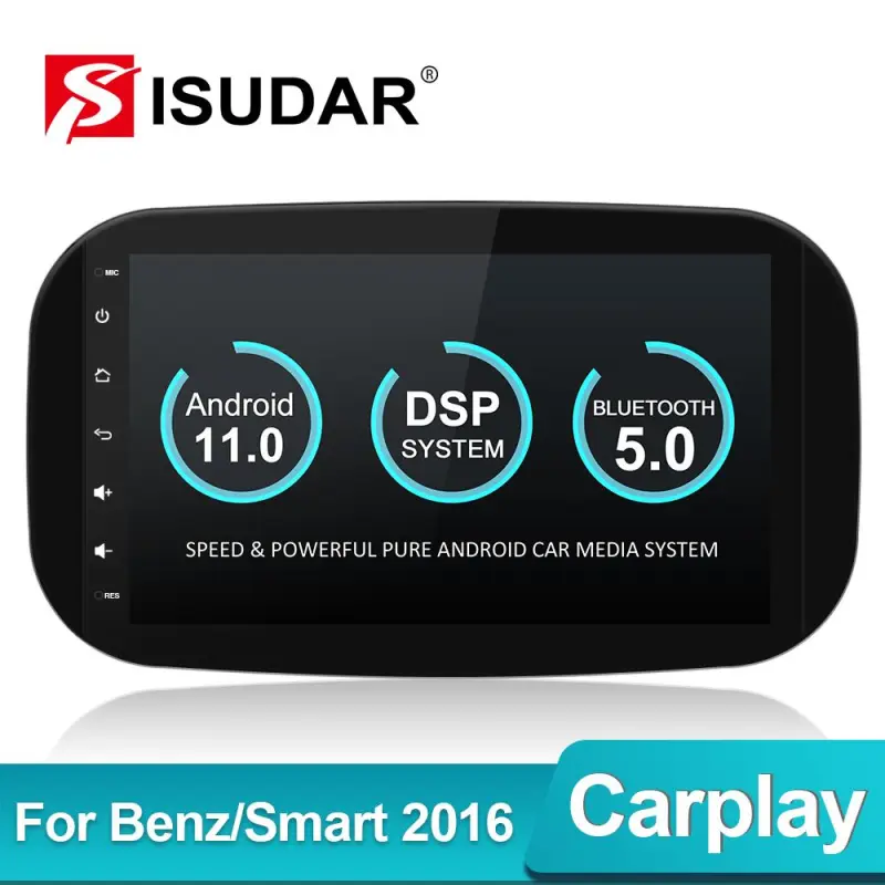 Isudar Android 11 Apple carplay Auto Radio For Mercedes/Benz/SMART 2016