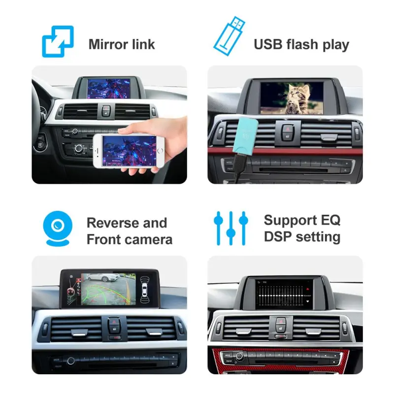 ISUDAR Wireless Carplay Module Android Auto for BMW F10 F11 F30 F20 F31 F22 F21 F32 F33 F36