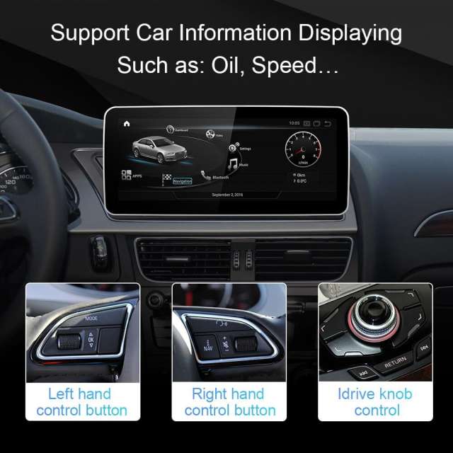 Isudar Carplay Car Multimedia Player for Audi A4 B8 A5 S4 2009-2017 Radio qualcomn snapdragon processor