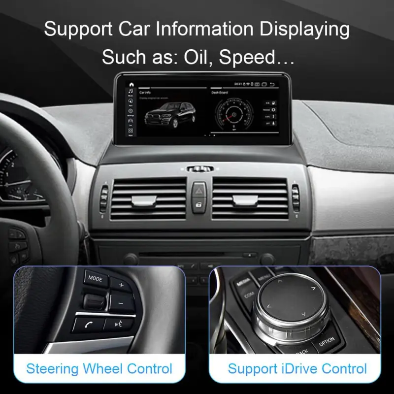 Isudar Qualcomm Car Multimedia For BMW X3 E83 Android 11