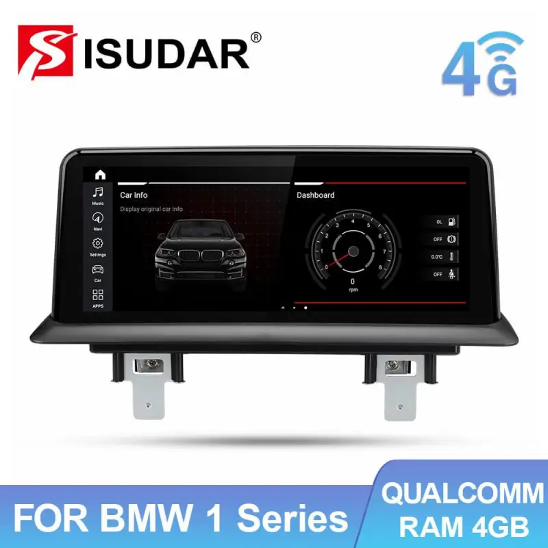 Isudar 10.25" ROM 64g For BMW 1 Series 118i 120i E81 E82 E87 E88 Android 10.0