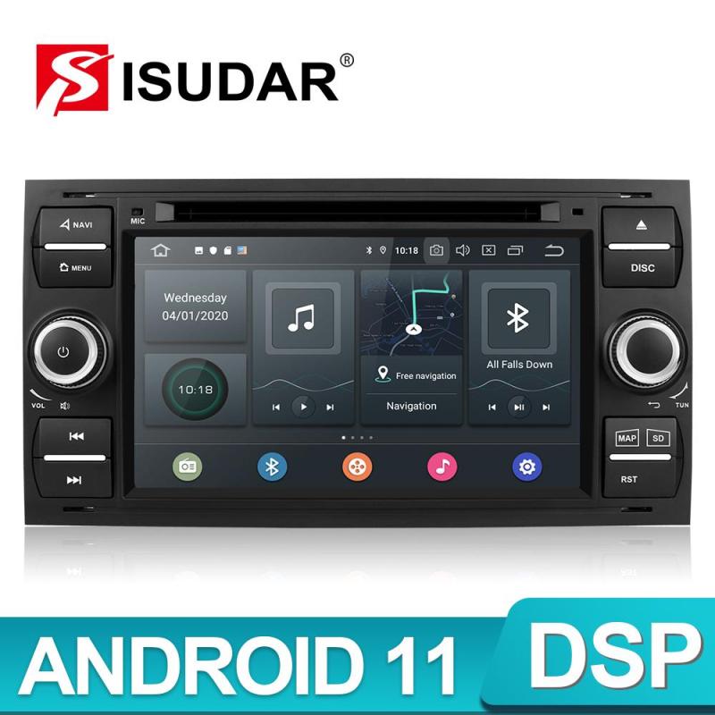 Isudar PX6 2 Din Autoradio 7 Inch For Ford/Mondeo/Focus/Transit/C-MAX/S-MAX/Fiesta