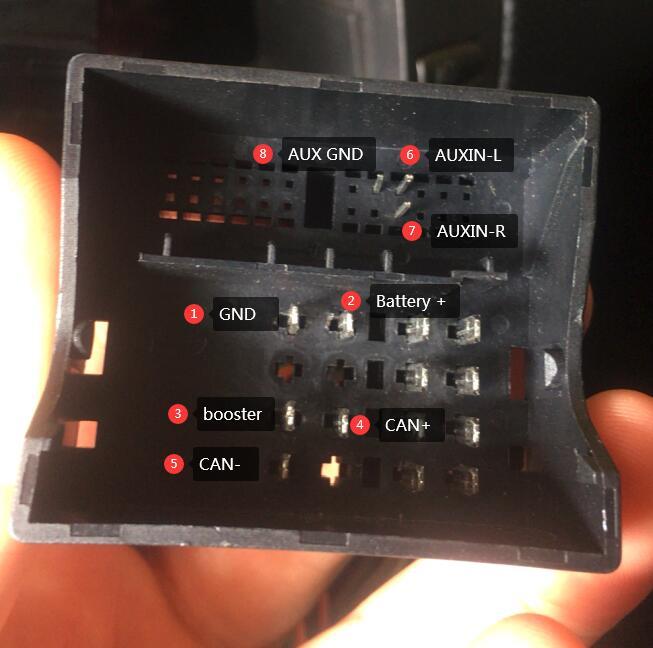 ISUDAR special ISO cable for car radio of Alfa romeo Mito/Fiat Bravo