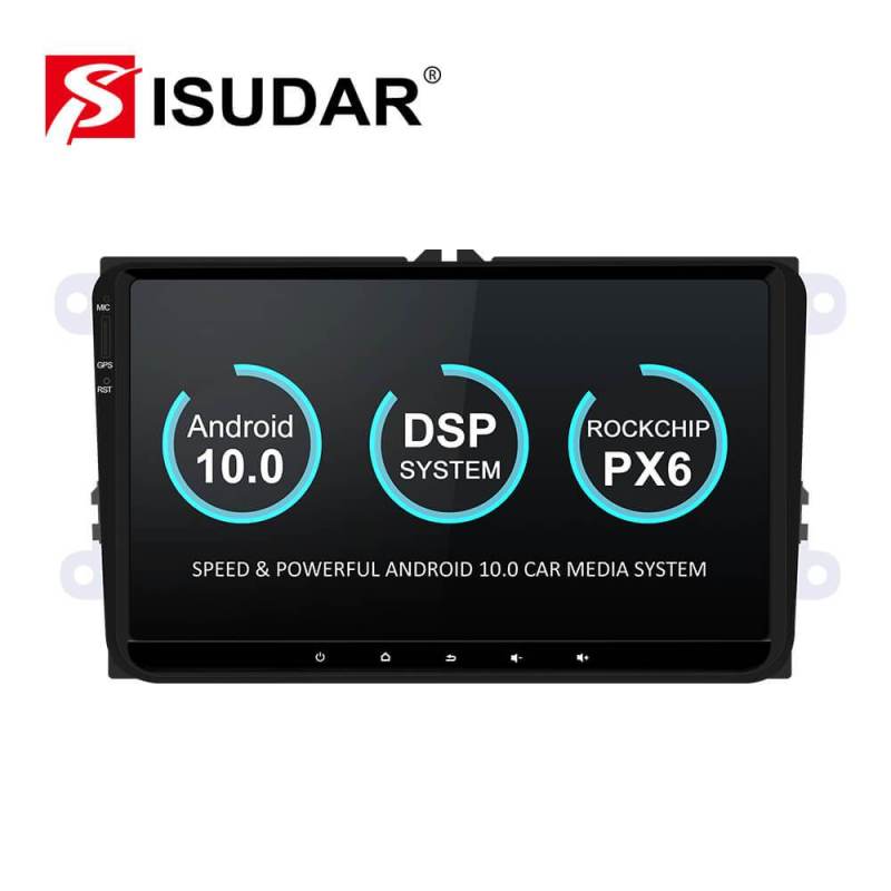 Isudar 9 inch 1 Din Android 10 Radio For VW/Golf/Tiguan/Skoda