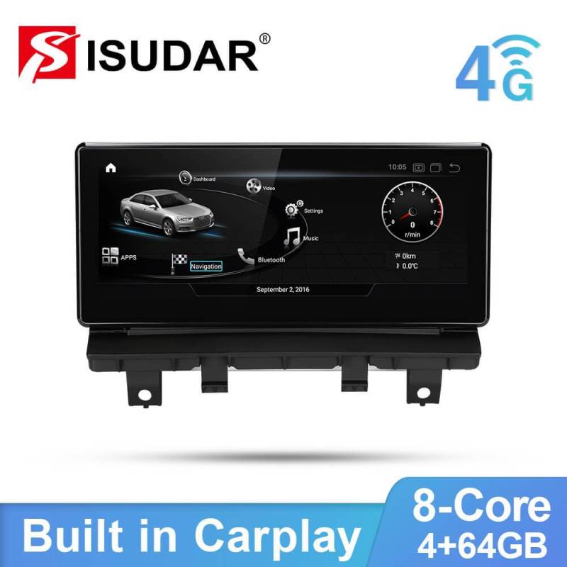 Isudar Qualcomm snapdragon Android 10 Auto radio  for Audi A3