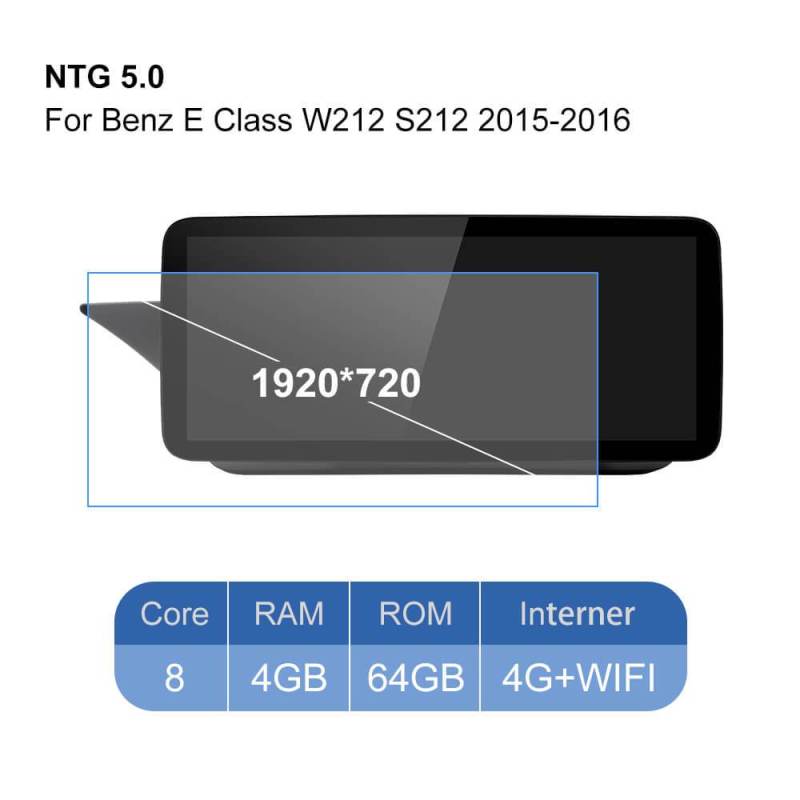 Isudar Car car radio Built in carplay for Mercedes Benz E Class W212 2009-2015 Android 10.0