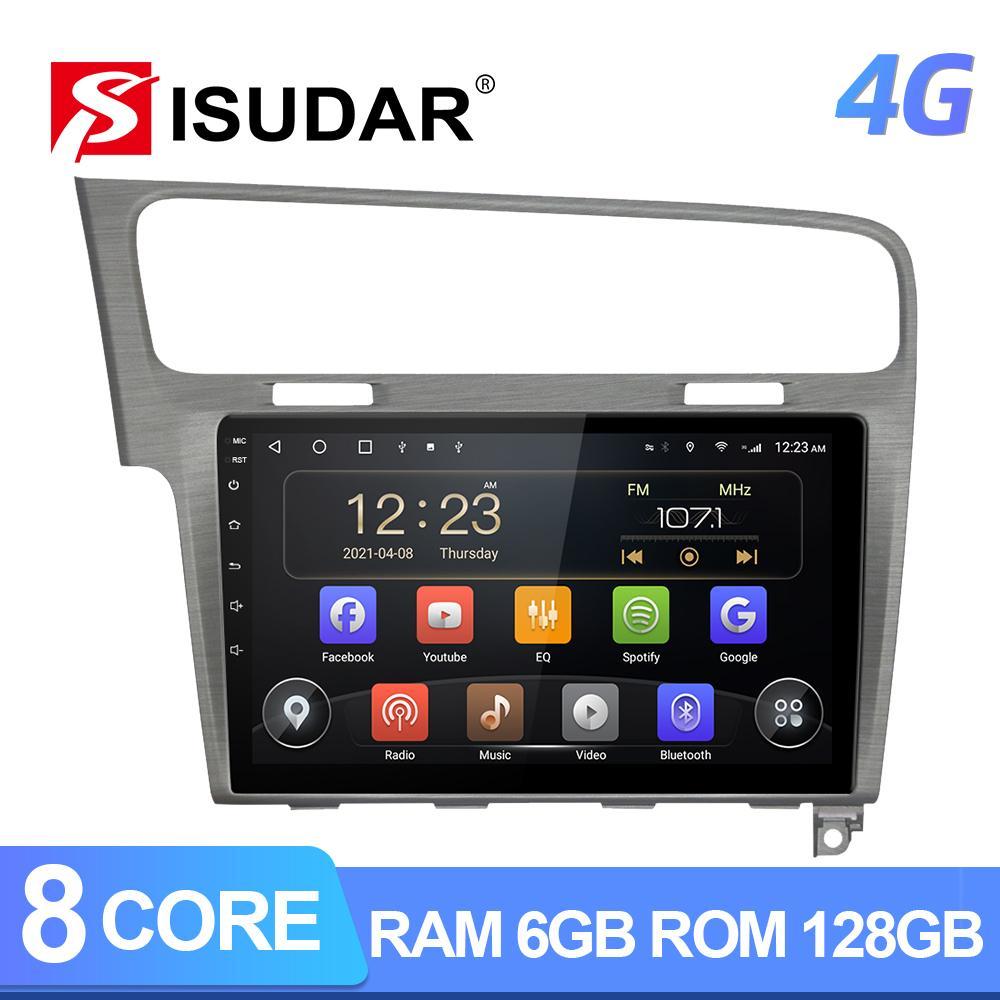 Isudar QLED Android 10 Auto Radio For VW/Volkswagen/Golf 7 2013- wireless carplay
