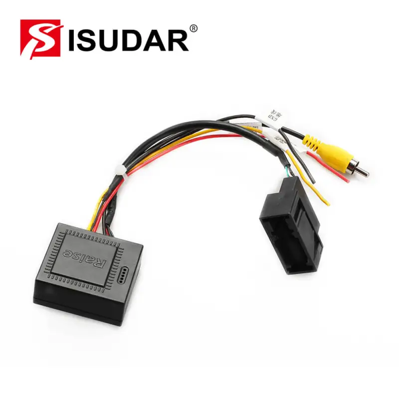 Isudar RGB Camera Adpter Decorder for Volkswagen factory rear view camera