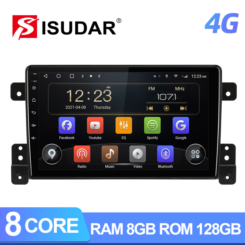 8 Core RAM 6G 4G Carplay Auto Radio For Suzuki Grand Vitara 3 2005 2006-2015