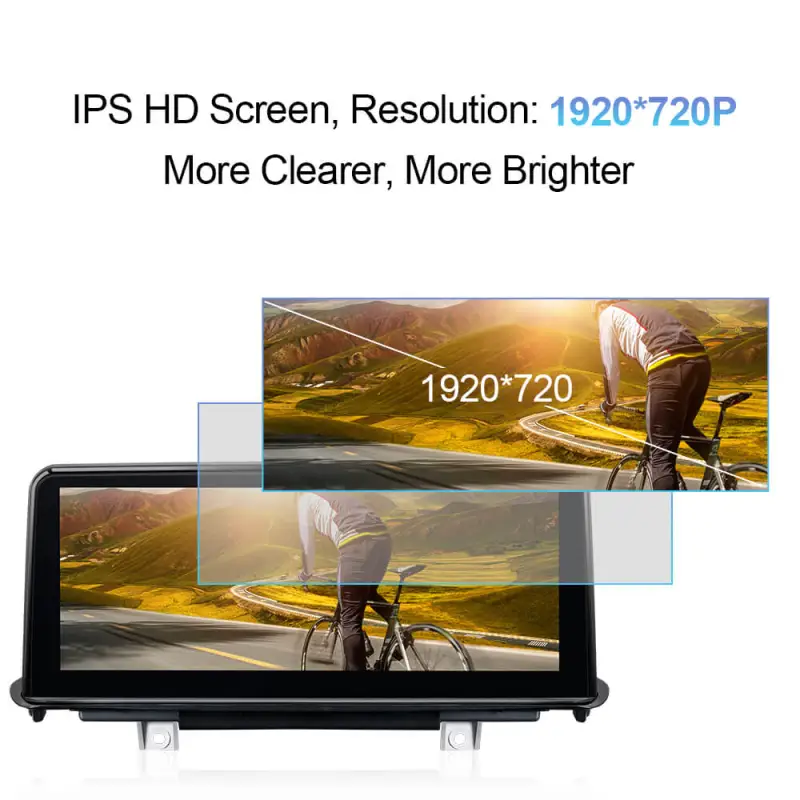 Isudar 10.25"  IPS screen 1920*720P For BMW X5 F15 X6 F16 2014-2017 NBT System Qualcomm