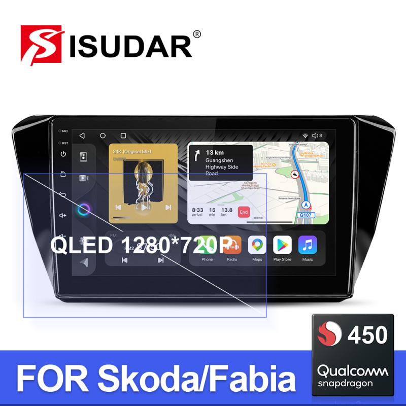 Android 10 Car Auto Radio For Skoda Superb 3 2016- Qualcomm