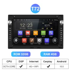 Isudar Android 10 Radio samochodowe do VW/Volkswagen/GOLF/POLO/TRANSPORT T5/Passat B5/SHARAN/Bora
