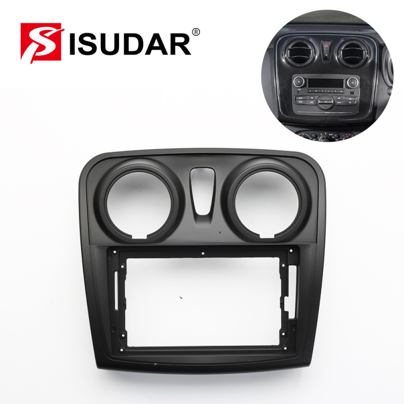 ISUDAR Autoradio Fascia for Renault Logan 2 2012 - 2019 Sandero 2 2014 - 2019